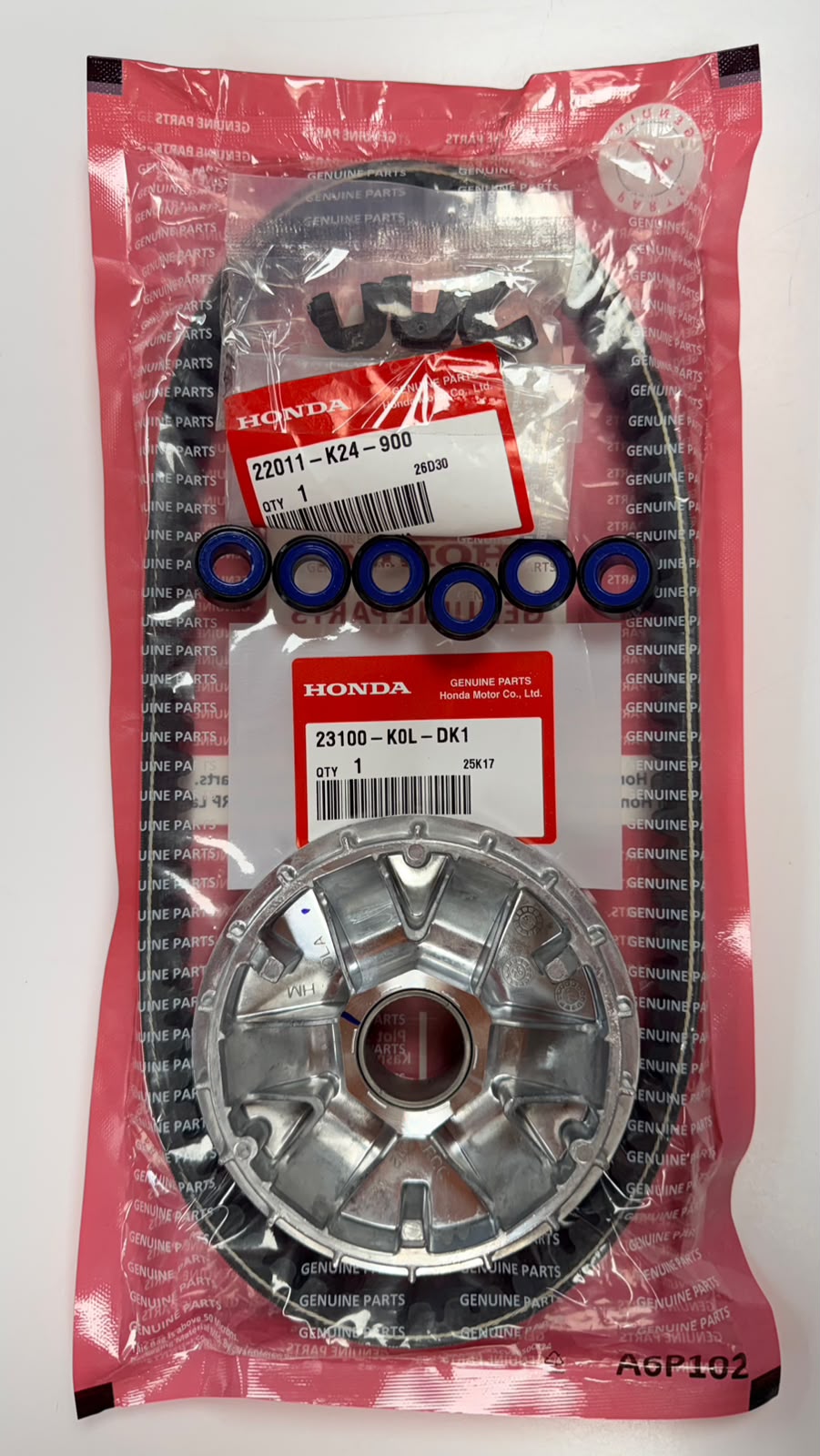 KIT TRANSMISION NEW ELITE 125 FI (APAGADO AUTOMATICO) HONDA ORIGINAL