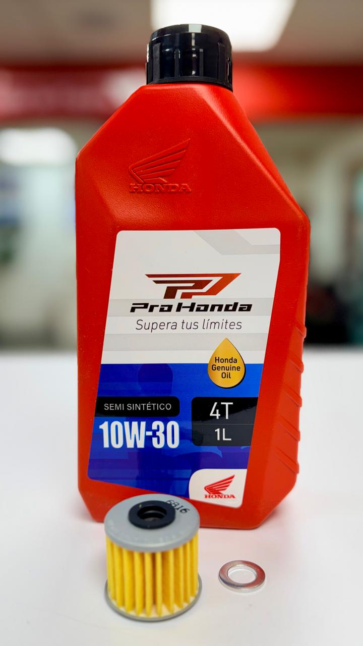 HORNET 125 KIT aceite y filtro SEMI SINTETICO HONDA