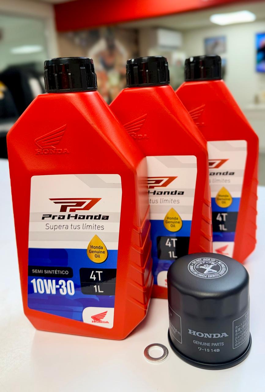 KIT aceite y filtro SEMI SINTETICO HONDA 3