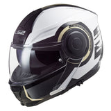 Casco ABATIBLE LS2 FF902 SCOPE ARCH BLANCO TITANIUM