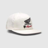 Gorro Jockey Lifestyle Honda Ajustable Blanco Fox