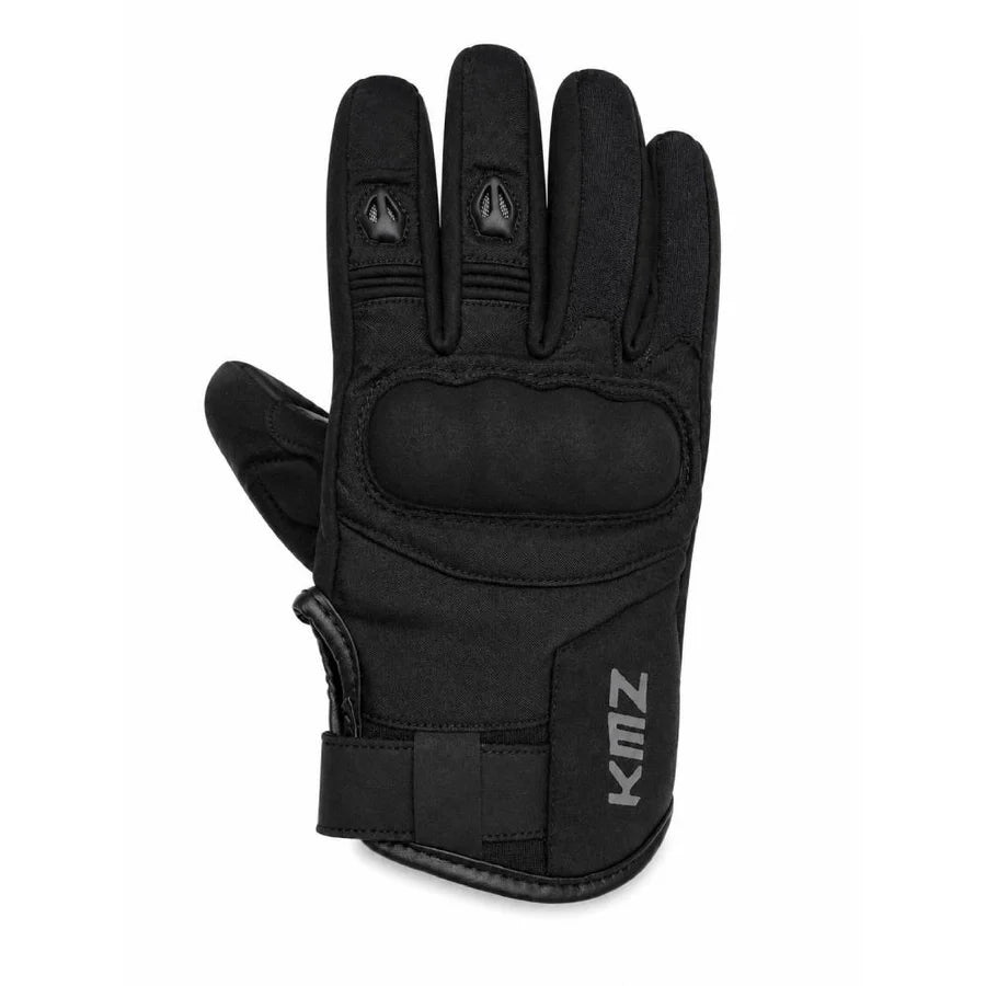Guantes Moto Calle Corona Negro KMZ