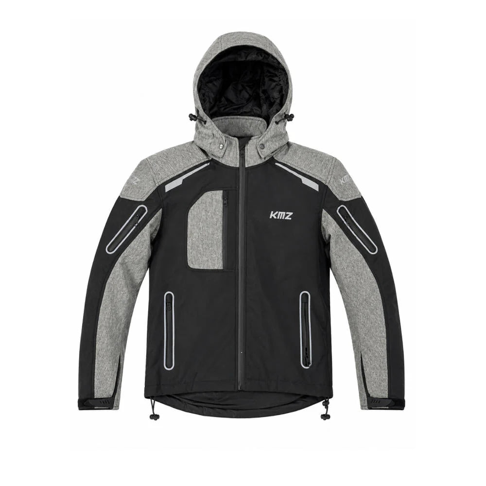 Chaqueta Moto Calle Everest Soft Shell Gris KMZ