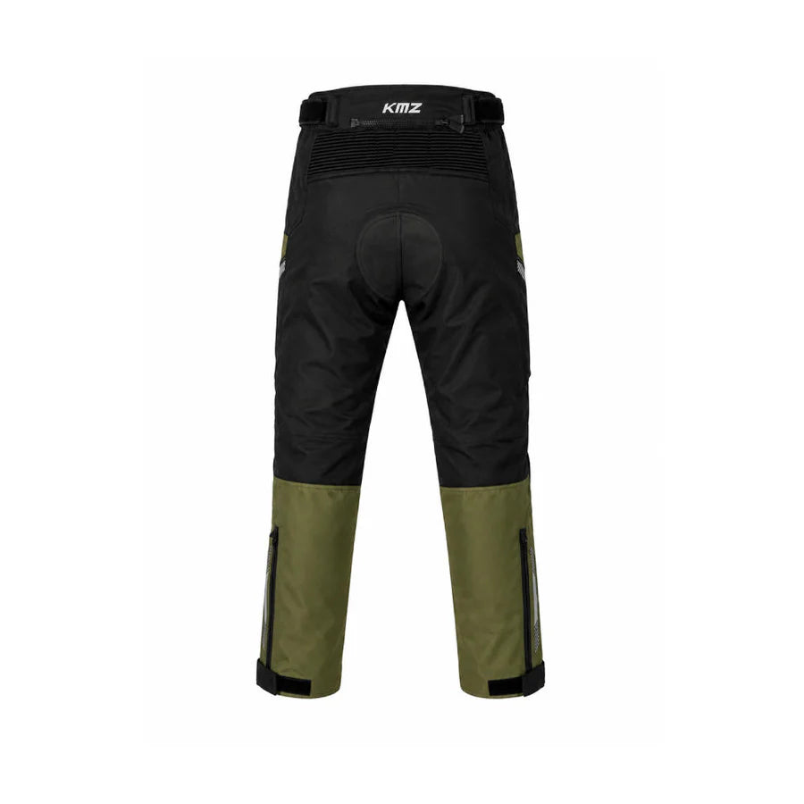 Pantalon Moto Calle Atlantic Verde/Negro KMZ
