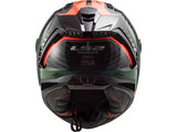 Casco LS2 FF805 THUNDER C CHASE GREEN ORANGE