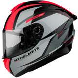 Casco MT Helmets Targo Pro Sound A5 Rojo Brillo