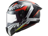 Casco INTEGRAL CARBONO LS2 FF805 THUNDER C CHASE WHITE RED