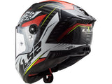 Casco INTEGRAL CARBONO LS2 FF805 THUNDER C CHASE WHITE RED