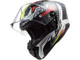 Casco INTEGRAL CARBONO LS2 FF805 THUNDER C CHASE WHITE RED