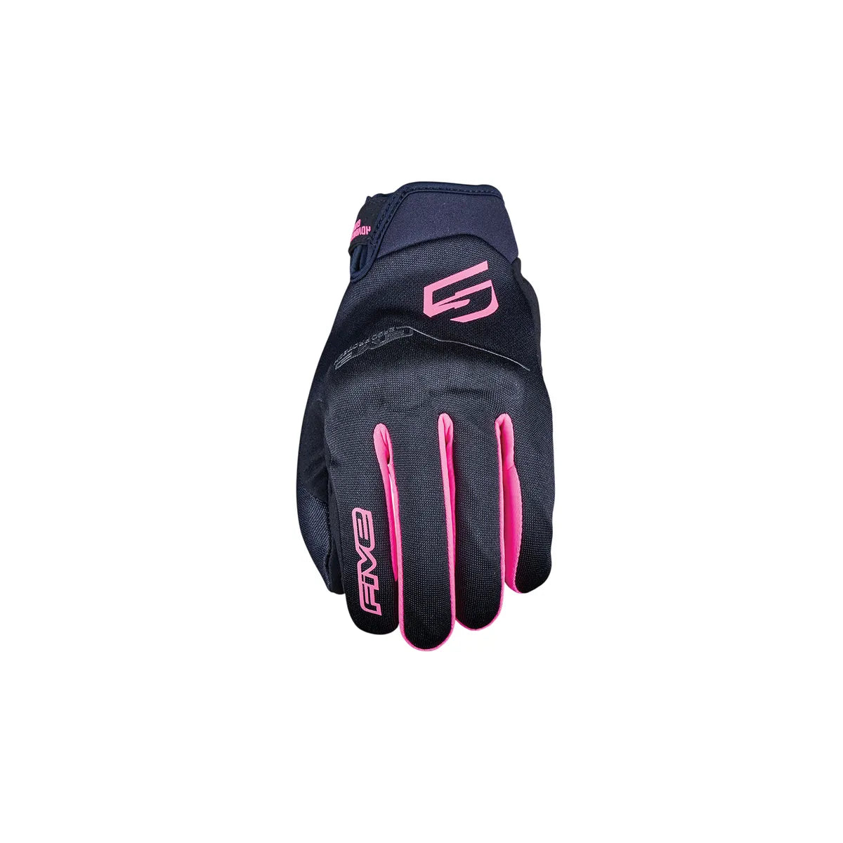 Guante Moto Five Globe Evo Woman Negro Rosado