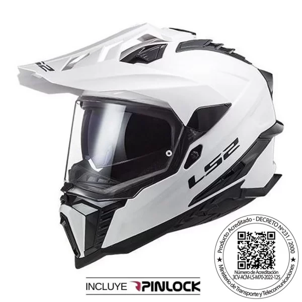 CASCO LS2 MX701 EXPLORER BLANCO – Ruy Barbosa